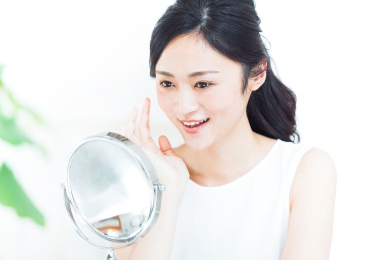 自然な白さ